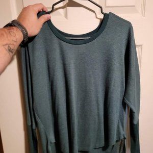 Sea Foam Colored Quarter Sleeve Tee